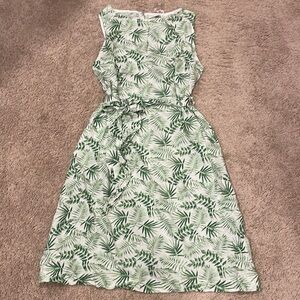 Tropical print dress